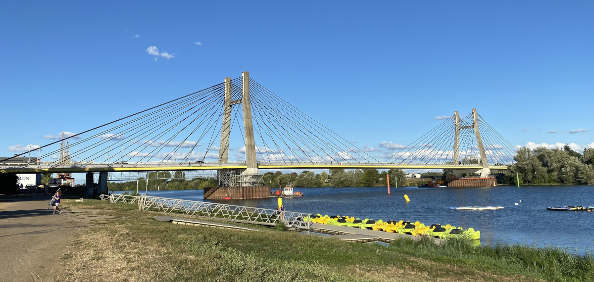 Pont de Bourgogne sur la Saône