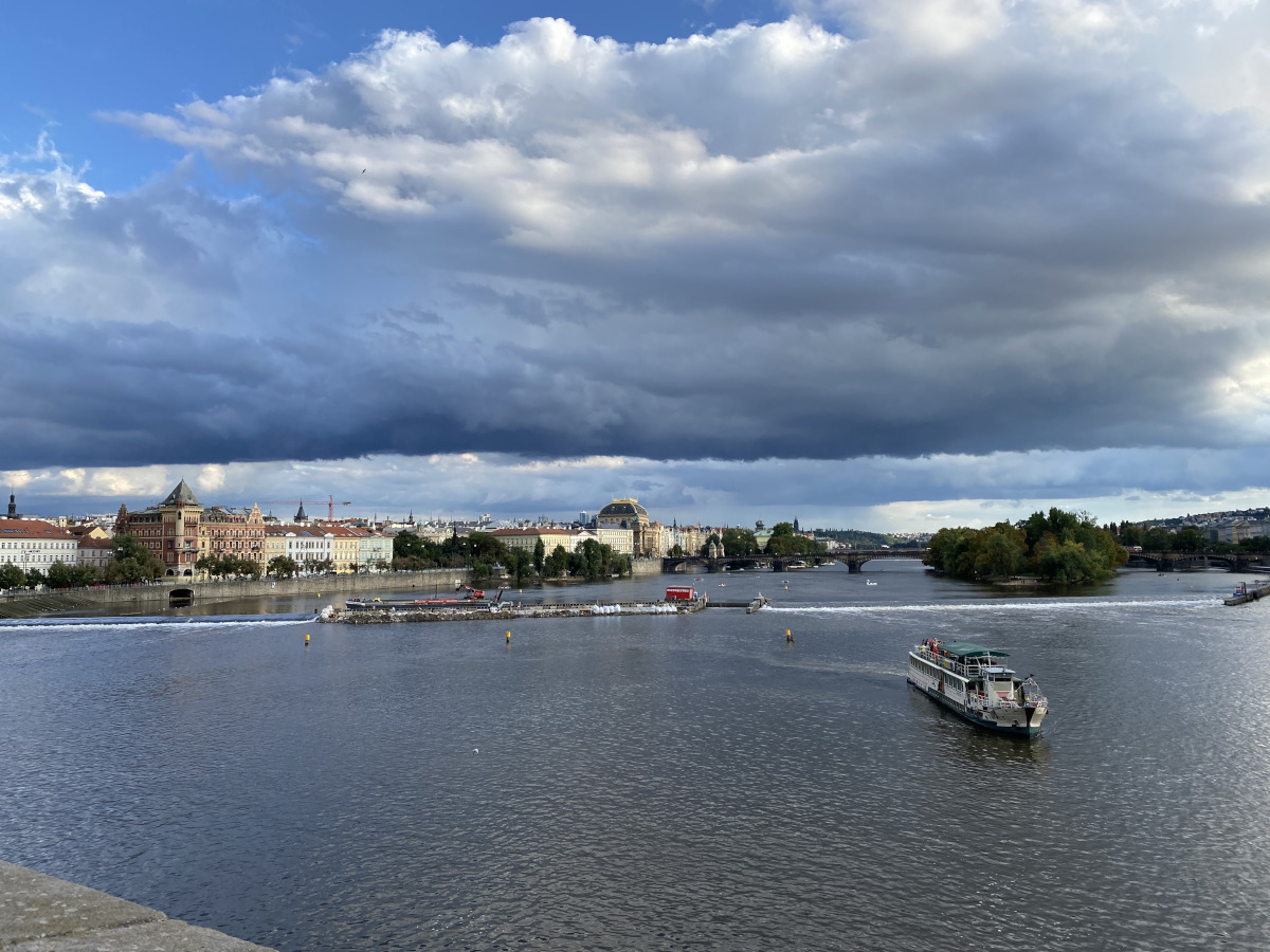 le fleuve à Prague